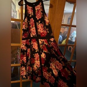 Torrid floral skater dress